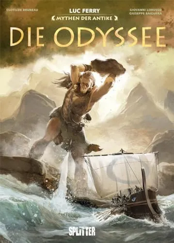 Mythen der Antike: Die Odyssee (Graphic Novel) - Graphic Novel über die Abenteuer von Odysseus, faszinierend illustriert und ideal für Manga-Fans und Mythologie-Liebhaber.