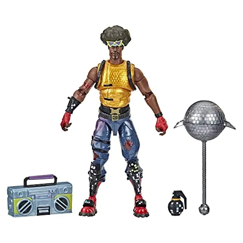 Hasbro Fortnite Victory Royale Series Funk Ops Action-Figur 15 cm - Actionfiguren für Kinder, detailgetreue Funk Ops Figur mit über 20 Bewegungspunkten und coolen Accessoires zum Tauschen für epische Battles und Tanzduelle.