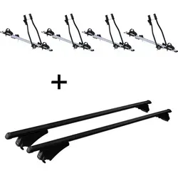 4x SAGITTAR Fahrradträger Set für VW Passat (B8) Alltrack ab 2019 - Komplettes Set mit 4x Fahrradträger und Dachträger für VW Passat (B8) Alltrack ab 2019. Hochwertige Materialien und einfache Montage sorgen für sicheren Transport von bis zu 4 Fahrrädern.