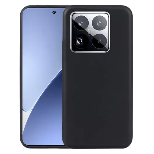 Silikon TPU Hülle für Xiaomi 15T Pro 5G Schutz Handy Cover Flexibel Dünn Schwarz