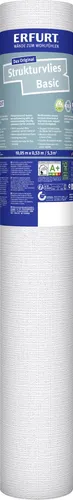 Erfurt Vliestapete Basic 407 weiß 10,05 x 0,53 m