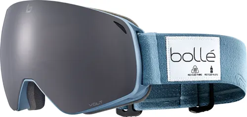 BOLLE ECO TORUS M Schneebrille 2025 - Unisex Skibrille in Steel Blue Matte mit hochwertiger Sicht und UV-Schutz für optimale Sicherheit auf der Piste.