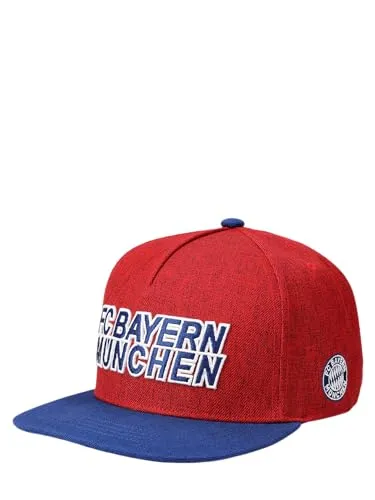 FC Bayern München Snapback Cap – Unisex Baseballcap in Rot/Weiß - Zeige deine Fanliebe mit der FC Bayern München Snapback Cap! Offizieller Fanartikel aus 100% Baumwolle, ideal für jeden Anlass und mit stylischem Logo.