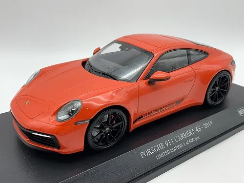 Porsche 911 Carrera 4S 2019 - Limitierte 1:18 Edition - Tourenwagen & Sportwagen, limitiert auf nur 600 Stück, perfekt für Sammler und Porsche-Enthusiasten, mit originaler Verpackung und ungeöffnet.