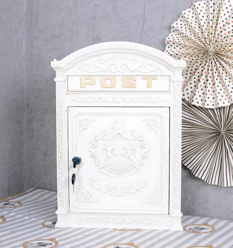 Metall Briefkasten Wandbriefkasten Landhausstil Postbox Briefbox Postkasten neu