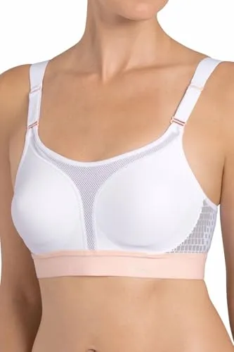 Triumph Triaction Extreme Lite N BH Weiß D 95 Damen - Funktionsunterwäsche für intensives Training, mit verstellbaren Trägern und Mesh-Einsätzen für optimale Belüftung und Komfort.