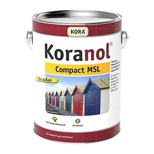 KORA KORANOL COMPACT MSL - 2.5 LTR (EBENHOLZ) - Hochwertiger Holzlack für eine langlebige und schützende Oberfläche, ideal für Möbel und Innenanwendungen.