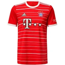 adidas Kinder FC Bayern München 22/23 Heimtrikot - Fußball-Fanartikel mit feuchtigkeitsabsorbierender AEROREADY Technologie und 100% recycelten Materialien für ein umweltfreundliches Tragegefühl im legendären FC Bayern Design.