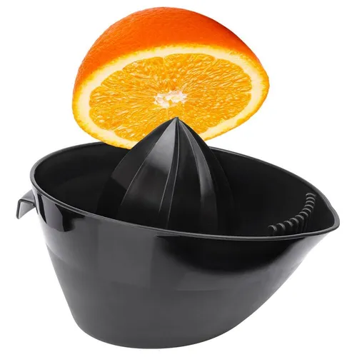 Zitronenpresse Zitruspresse Fruchtsaftpresse für Grapefruits Orangen schwarz