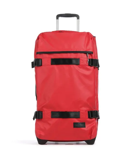 Eastpak Tarp Transit'R M Rollenreisetasche rot - Koffer/Trolley mit 67 cm, robustes Material und praktische Rollen für müheloses Reisen.