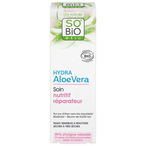 Léa Nature SO BIO étic Hydra Aloe Vera Nutritive Repair Bio-Pflege 50 ml ist ein