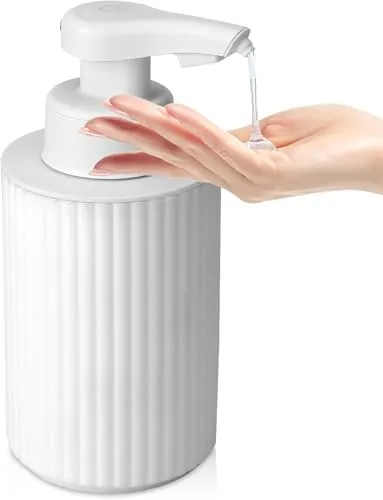 Phneems Seifenspender Automatisch Elektrischer Automatic Soap Dispenser Mit Sensor No Touch Sensor Automatischer Seifenspender FüR Bad,KüChe,BüRo USB Weiß