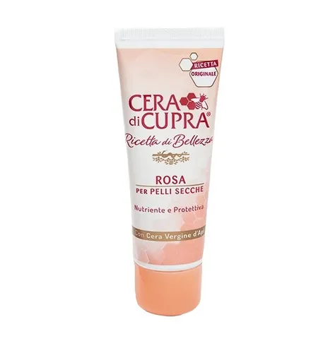 Cera di Cupra Rosa Creme für trockene Haut - Nährend und schützend - Tagespflege: Intensiv pflegende Creme in 75ml Tube, ideal für trockene Haut und sorgt für langanhaltende Feuchtigkeit.