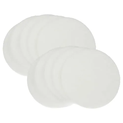 vhbw 10x Luftfilter G3 kompatibel mit Helios KWL 45-160, EC 45 Lüfter, Badlüfter, Ventilator, Lüftungsgerät - Weiß