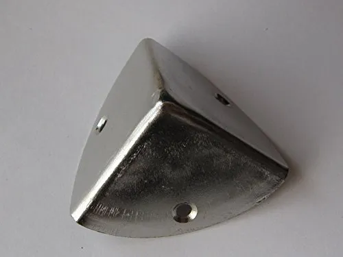 Hettich Kistenecken Eckenschützer, 36 x 36 x 36 mm, Stahl vernickelt, ohne Schrauben, 1 Stück, 9130629