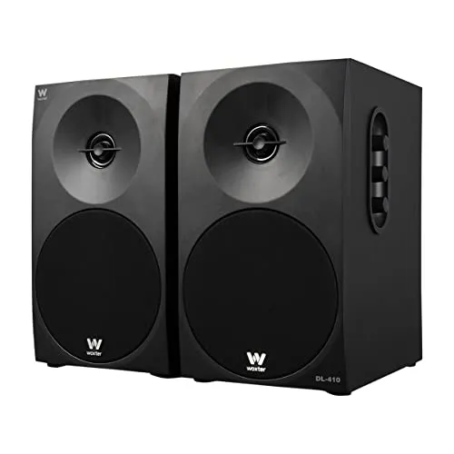 Woxter Dynamic Line 2.0 Stereo-Lautsprecher - 150W Leistung, Holzgehäuse, kraftvoller Bass und klare Höhen für beeindruckenden Sound