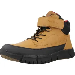GEOX J FLEXYPER B Brown - Wanderschuhe für Kinder - Bequeme Wanderschuhe in Braun, ideal für Abenteuer im Freien mit atmungsaktiver Sohle für optimalen Komfort.