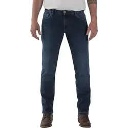 Rokker Rokkertech Slim Motorradjeans, blau, Größe 42 für Männer - Abriebfeste Slim-Fit Motorradjeans im Five-Pocket Style für hohen Tragekomfort. Ideal für den professionellen Einsatz auf dem Motorrad.