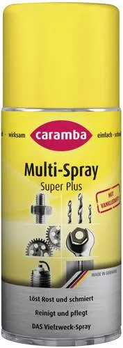 Caramba Multifunktionsöl Premium Multi-spray 100ml - Premium Fett & Schmieröl mit hoher Schmierfähigkeit, beseitigt Geräusche und schützt elektronische Bauteile. Silikonfrei, verharzt nicht und duftet angenehm nach Vanille.