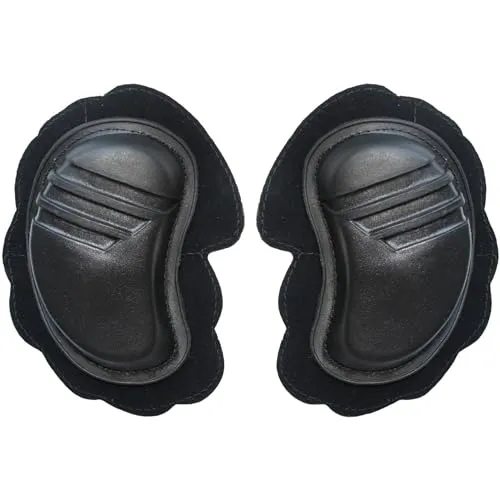 German Wear Motorrad Knieschleifer Motorradhosen Motorradkombi Knee Slider, Schwarz