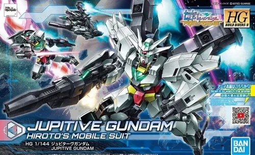 Jupitive Gundam Hirot's BANDAI - Action- & Spielfiguren, detailgetreue Nachbildung für Sammler und Fans der Gundam-Serie