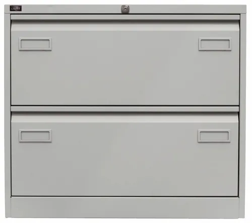 Bisley Hängeregisterschrank Light in Lichtgrau - H 71 x B 80 x T 62 cm - Der Bisley Hängeregisterschrank