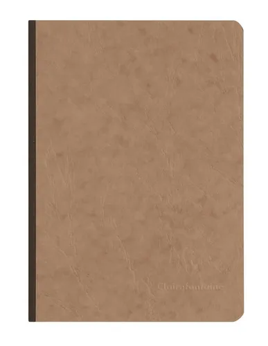 CLAIREFONTAINE Notizbuch Clairefontaine Heft AgeBag A5 Leinen lin 96Bl br