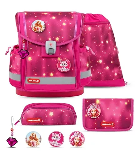 Belmil Classy Plus ergonomisches Schulranzen-Set 5-teilig