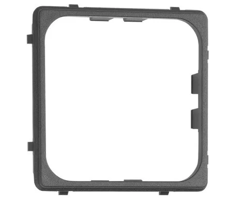 Distanzrahmen 1-fach. Hoch 12mm, Schiefergrau. Lose