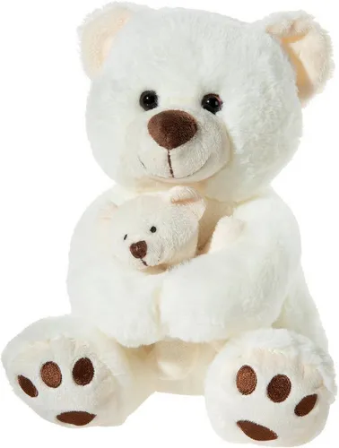 Heunec® Kuscheltier Misanimo, Bär mit Baby, creme von Heunec®