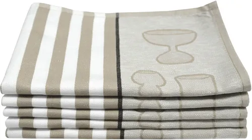 Geschirrtücher Beige von Dyckhoff