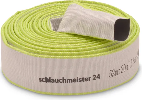 Ø 2 Zoll - 52 mm, 20 Meter Industrieschlauch | Bauschlauch | Flachschlauch