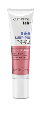 Cumlaude Lab - Lubripiù Intimcreme - Feuchtigkeitsspendende, lindernde und beruhigende Creme für die Vulva mit Hyaluronsäure, Milchsäure und pflanzlichen Ölen - 30 ml