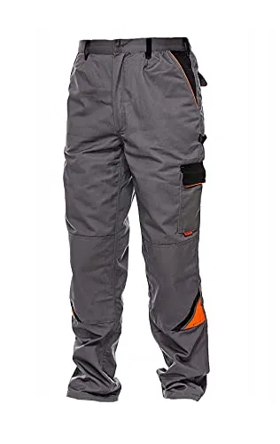 Artmas Artmas Herren Arbeitshose Hose Grau 54