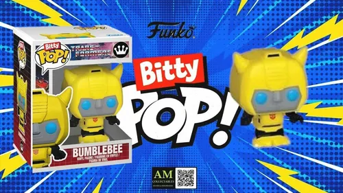 FUNKO BITTY POP - TRANSFORMERS - RETRO TOYS BUMBLEBEE MINI FIGUR