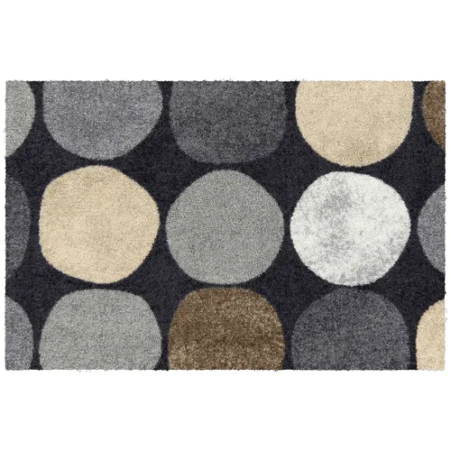 Salonloewe Fußmatte Dots Pattern 50x75 cm - Hochwertige Fußmatte in modernem Design, waschbar bis 60°C, rutschfest und ideal für Allergiker; geeignet für Innen- und Außenbereiche.