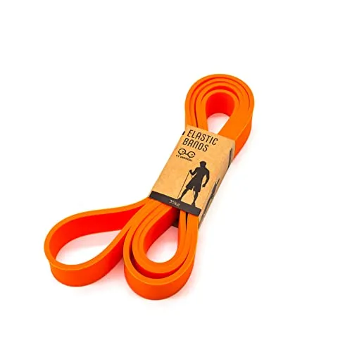 Produktbild YY Vertical Elastic Bands Orange 35 kg – Gummibänder für Muskelaufbau und Muskelaufbau