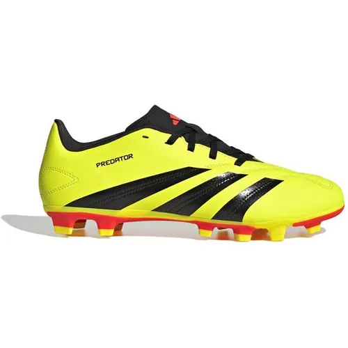 ADIDAS Herren Fußball-Rasenschuhe Predator Club FxG - Maximiere deine Torgefahr mit dem adidas Predator! Hochwertiges Synthetik-Obermaterial sorgt für optimalen Komfort und Präzision. Ideal für feste Böden, Kunstrasen und Hartplätze. Hergestellt aus mindestens 20 % recycelten Materialien.