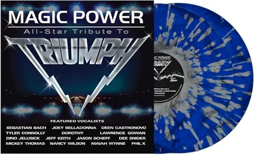Magic Power: All Star Tribute To Triumph / Various - Dark Blue & White Splatter Colored Vinyl [Vinyl LP]