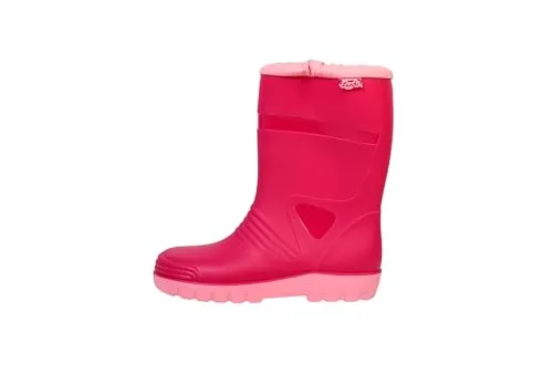 Lurchi Gummistiefel Paxo in Pink, Größe 24 - Gummistiefel für Kinder, wasserfest und mit rutschfester Sohle für sicheren Halt beim Spielen im Regen.