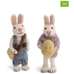 FILZLIG 2er-Set Dekofiguren 