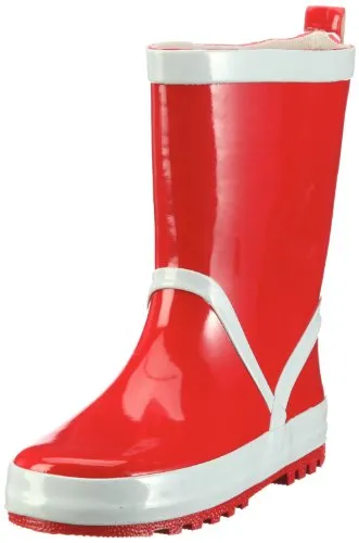 Playshoes Kinder Gummistiefel aus Naturkautschuk, rot, 28/29 EU - Hochwertige Gummistiefel für Kinder, ideal zum Spielen. Mit praktischer Einstiegshilfe und Reflektoren für mehr Sichtbarkeit. Trendige Unisex-Designs in verschiedenen Farben.