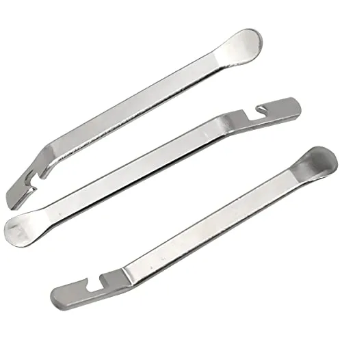 Reifenheber Fahrrad, 3 Stücke Metall Reifenheber Rostfreier Stahl Reifen Hebel Montagehebel Montierhebel Fahrradreifen Reparatur Reifenwechsel Werkzeug Set Reifenheber Werkzeug Tire Lever