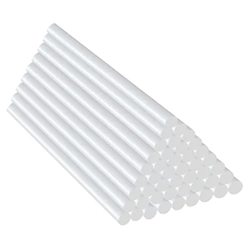 Stück Klebestick Ø 7 mm x 100 mm, Mini Klebesticks, Durchsichtig Heißklebestifte, Standard Klebesticks für Gängige Hießklebepistole, Heißklebesticks für Heimwerken Reparieren Dekorieren 200