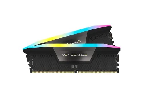 Corsair Vengeance RGB 64 GB DDR5-5200 Dual-Kit - Arbeitsspeicher mit 64 GB (2x 32 GB) Kapazität, beeindruckendem RGB-Design und INTEL XMP für optimierte Leistung.