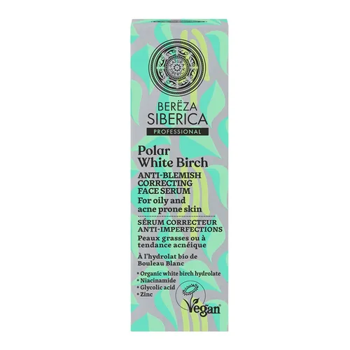 Natura Siberica Bereza Siberica wegańskie serum do twarzy przeciwd 4743318147673