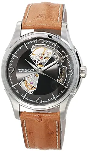 Hamilton Jazzmaster Open Heart H32565585 Herren Automatikuhr Durchbrochenes Ziffernblatt