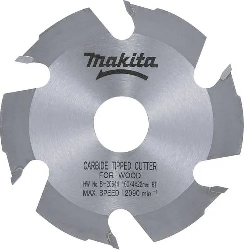 Makita B-20644 Nutfräser 100mm - Präziser Nutfräser für Sägeblätter, ideal für exakte Schnittarbeiten und langlebig in der Anwendung.