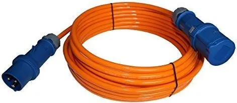 CEE Camping Caravan Verlängerung H07BQ-F PUR MENNEKES IP44 3G1,5 / 3G2,5 5-50m, Querschnitt:3x2.5mm², Länge:25m