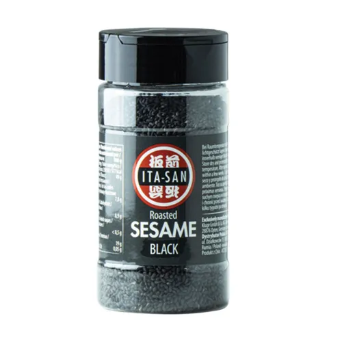 95g Sesamsaat bereits geröstet und verzehrfähig ITA SUN schwarzer Sesam
